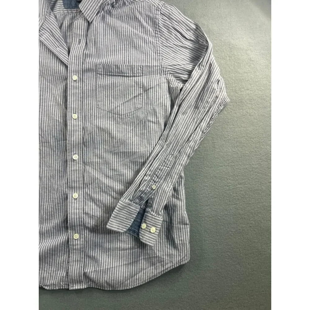 Banana Republic Dress Shirt Men's Classic Fit Striped SIZE Medium